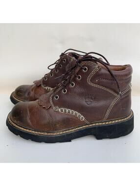 ARIAT Boots Women's Sz 8 Canyon Lace-Up Brown Western Work Boots 10001254 17728